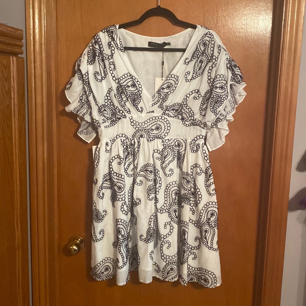 NWT Angeleye Size 10 GORGEOUS 100% cotton Dress